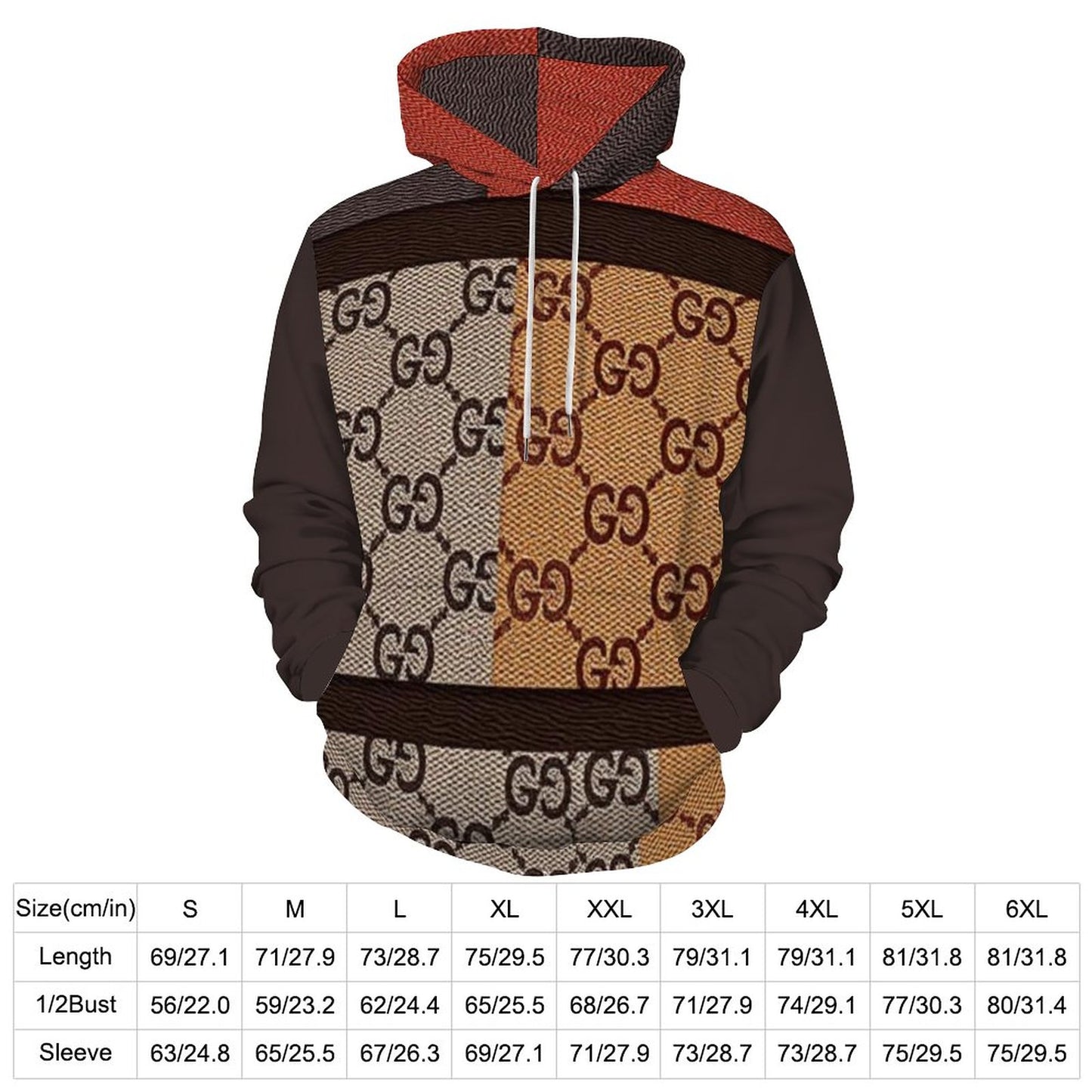 230gsm Hoodie for Women with Double-layer Cap (All-Over Printing)