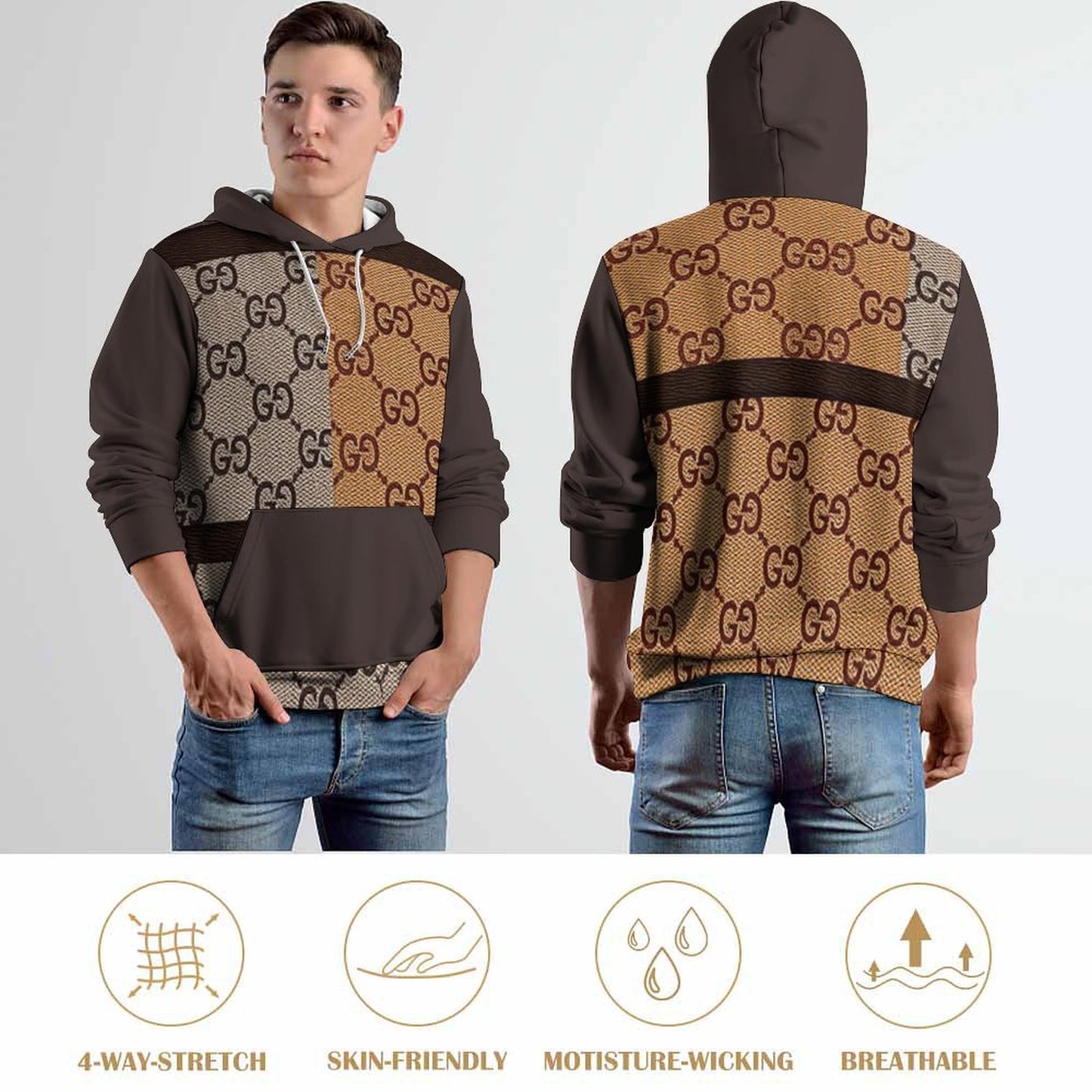 230gsm Women's Graphic Hoodie (All-Over Printing)