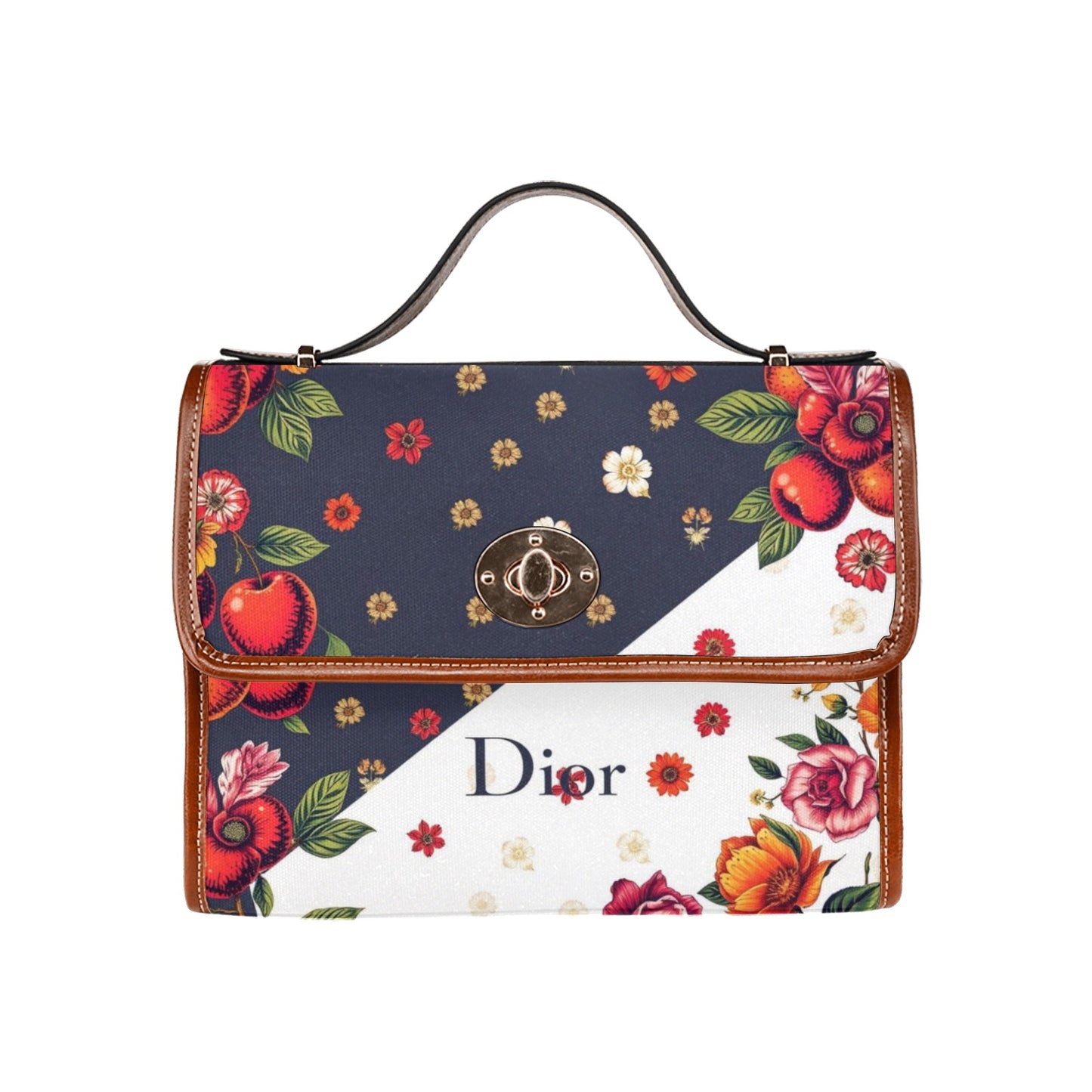 Cartier /Dior Canvas Bag-Brown (