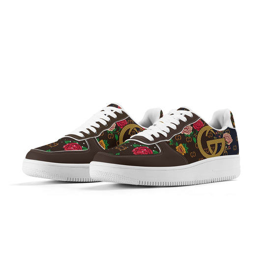 Mens Carti Gior White Low Top Leather Sneakers