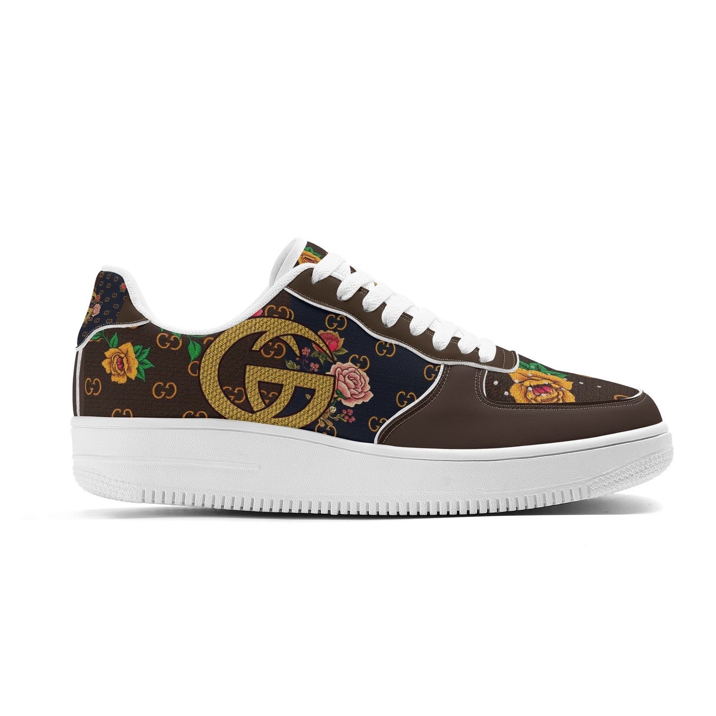 Mens Carti Gior White Low Top Leather Sneakers