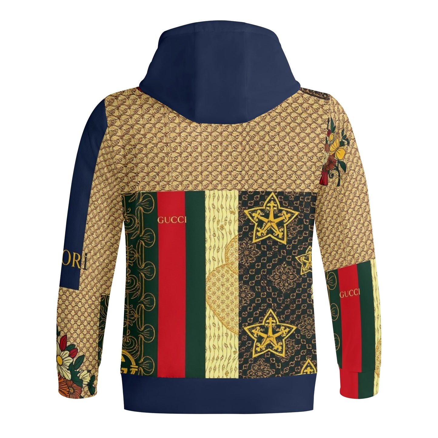 Adult Full Zip Turtleneck Hoodie Streetwear