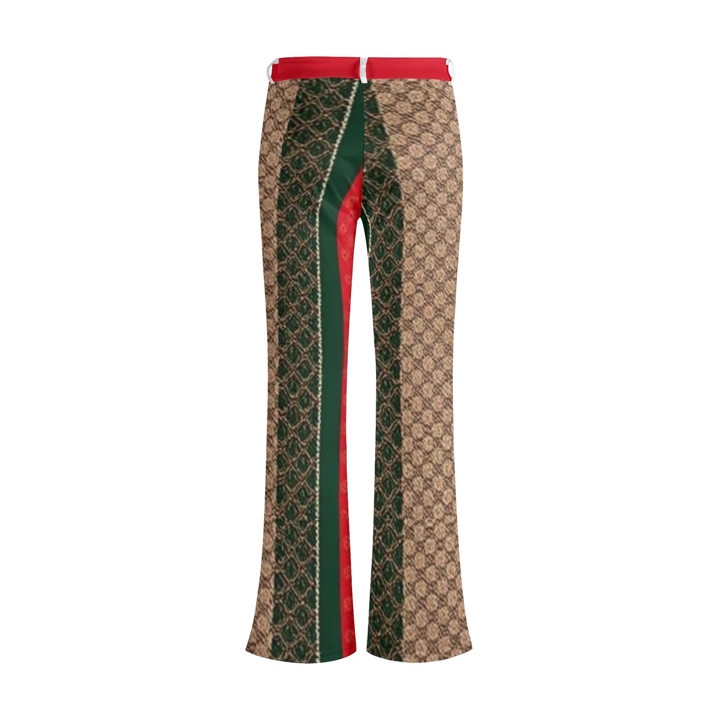 Womens Print Elegant Flare Pants