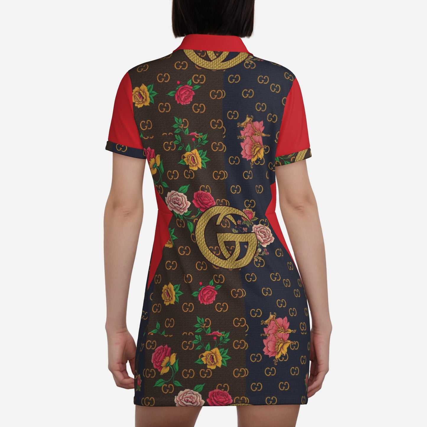 All-Over Print Women's Pickleball One Piece Dress-Polyester Cool Feeling 180 GSM