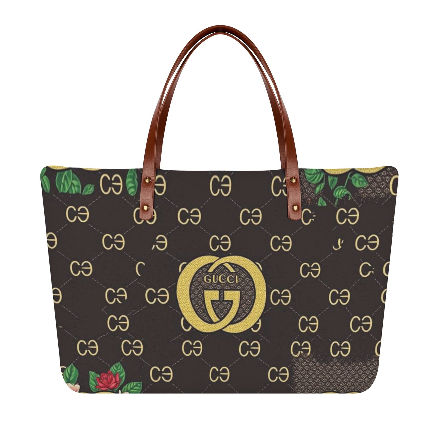 Chloroprene Womens Handbag with Zippered Pocket