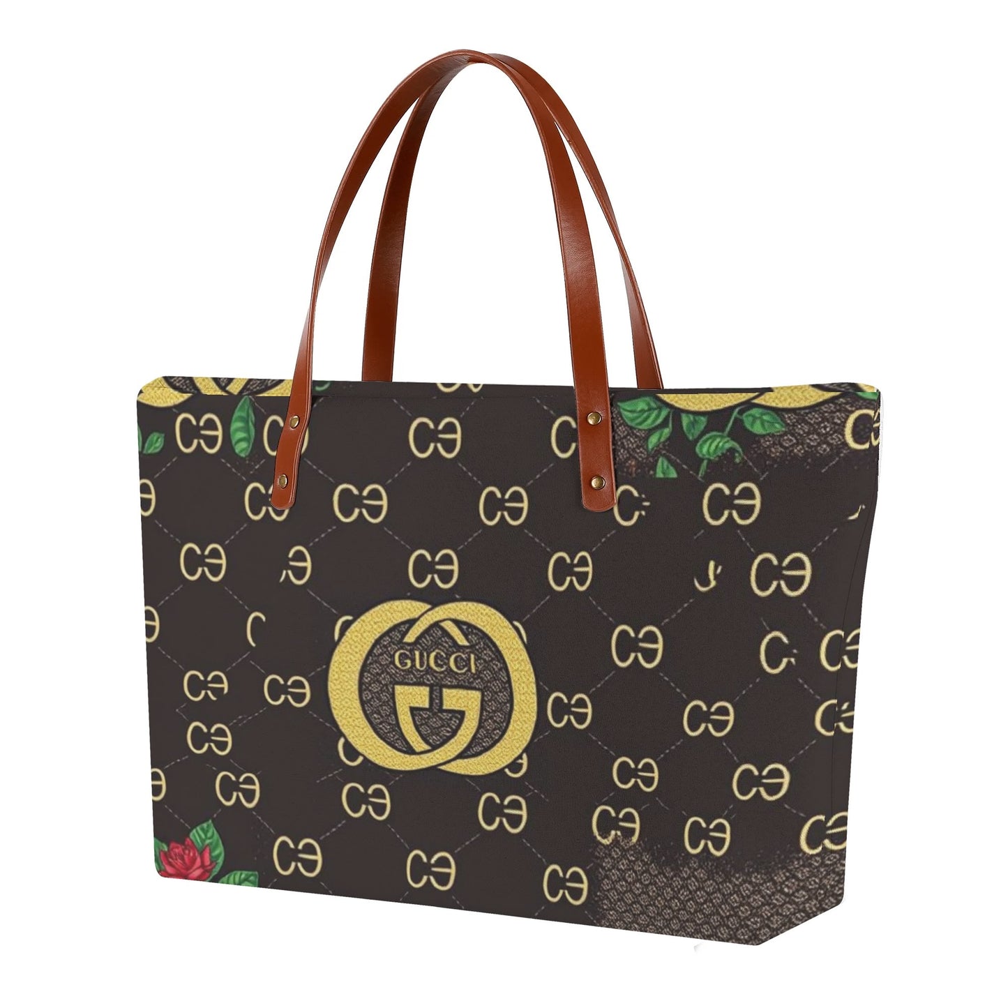 Chloroprene Womens Handbag with Zippered Pocket