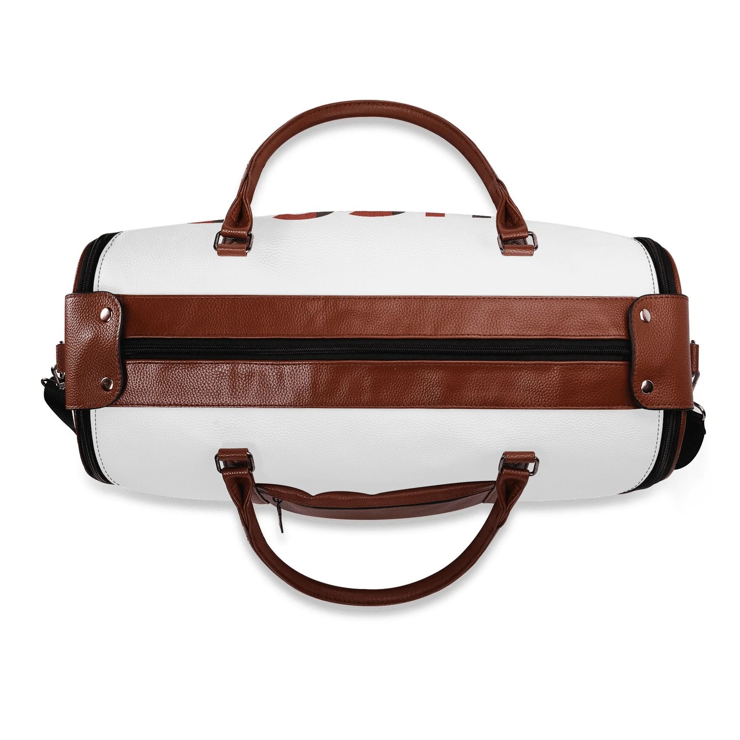 Personalized Foldable Leather Travel Duffle Bag by Gucci by Carti | Spacious Multi-Compartment Design | Ideal Dad/Mom Gift for Christmas/Birthday