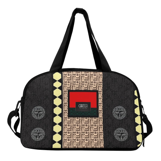 Versus by Carti Travel Luggage Bag – Durable Polyester & Canvas with Spacious Compartment & Shoe Pockets