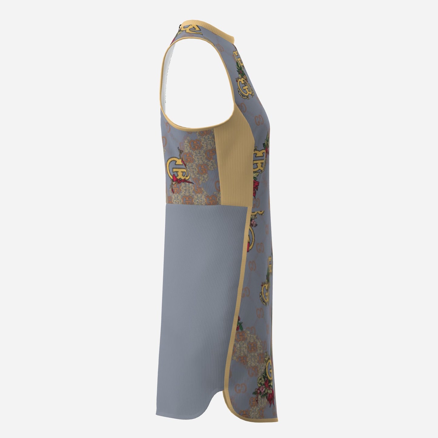 All-Over Print Women's Golf/Tennis/Pickleball One Piece Dress-Polyester Double Side 250 GSM