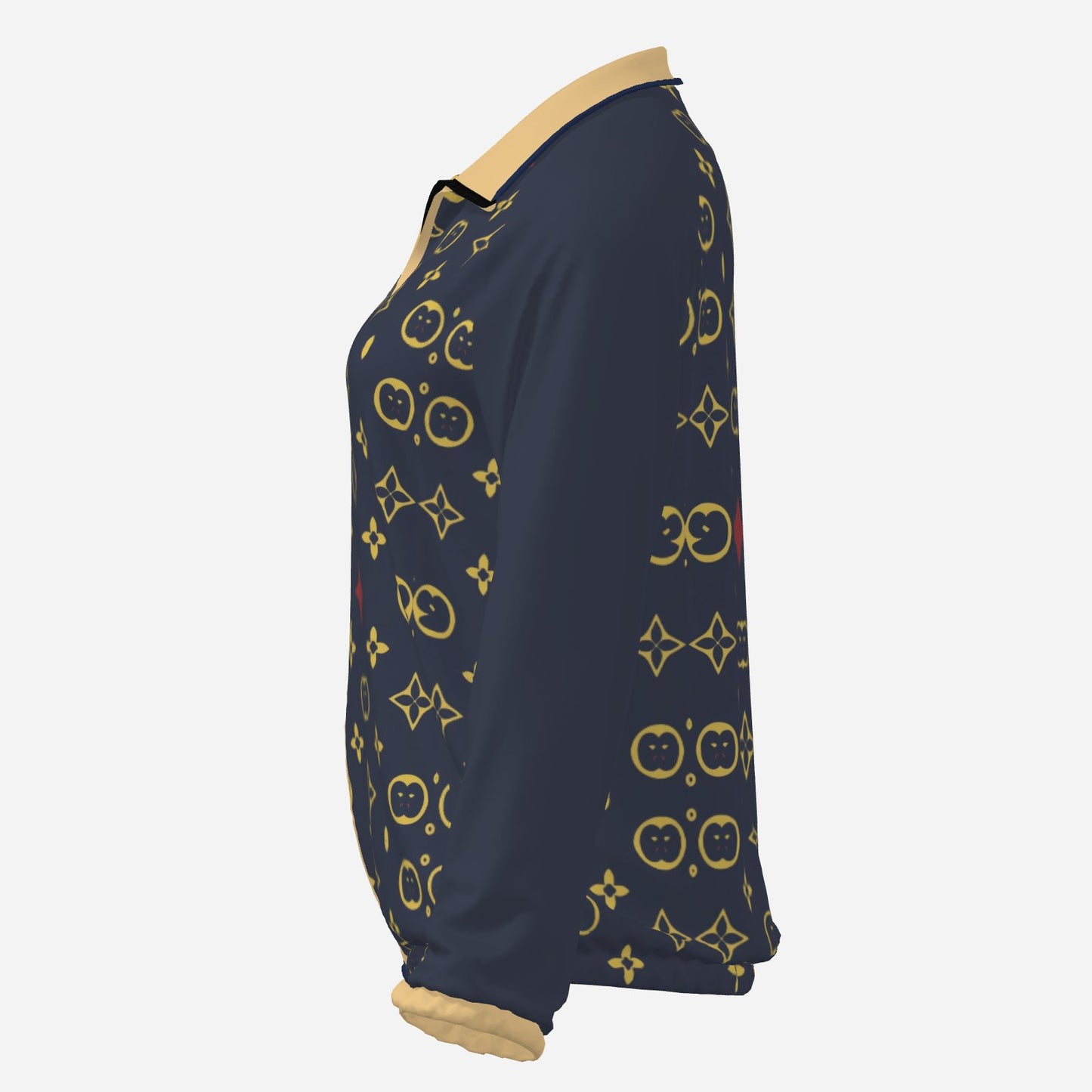 All-Over Print Women's Casual Windbreaker Jacket