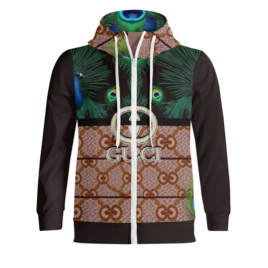 Gucci Giore Premium Blend Zip-Up Turtleneck Hoodie - Streetwear Essential for Men & Women
