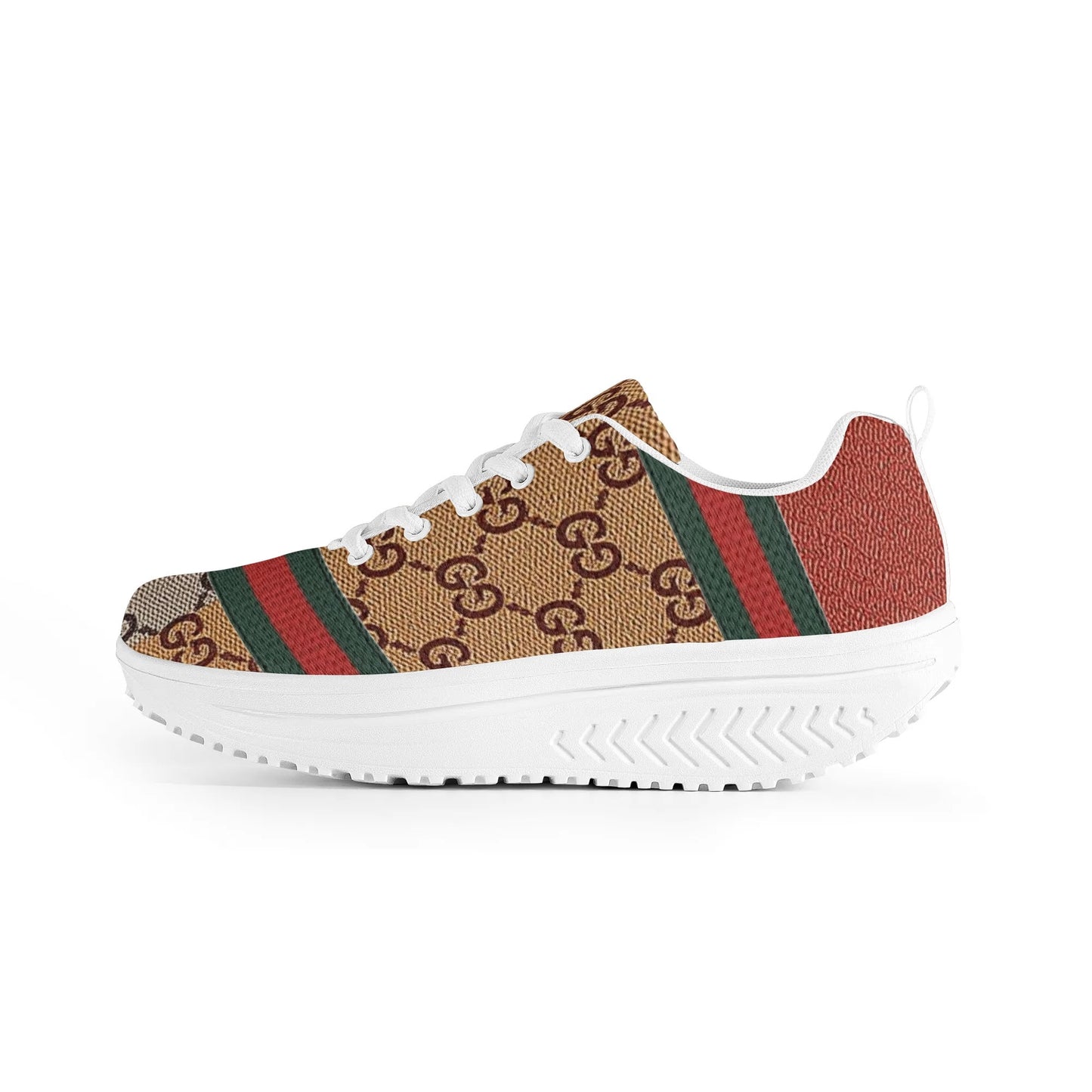 Gucci Giore Womens Mesh Heightening Rocking Shoes