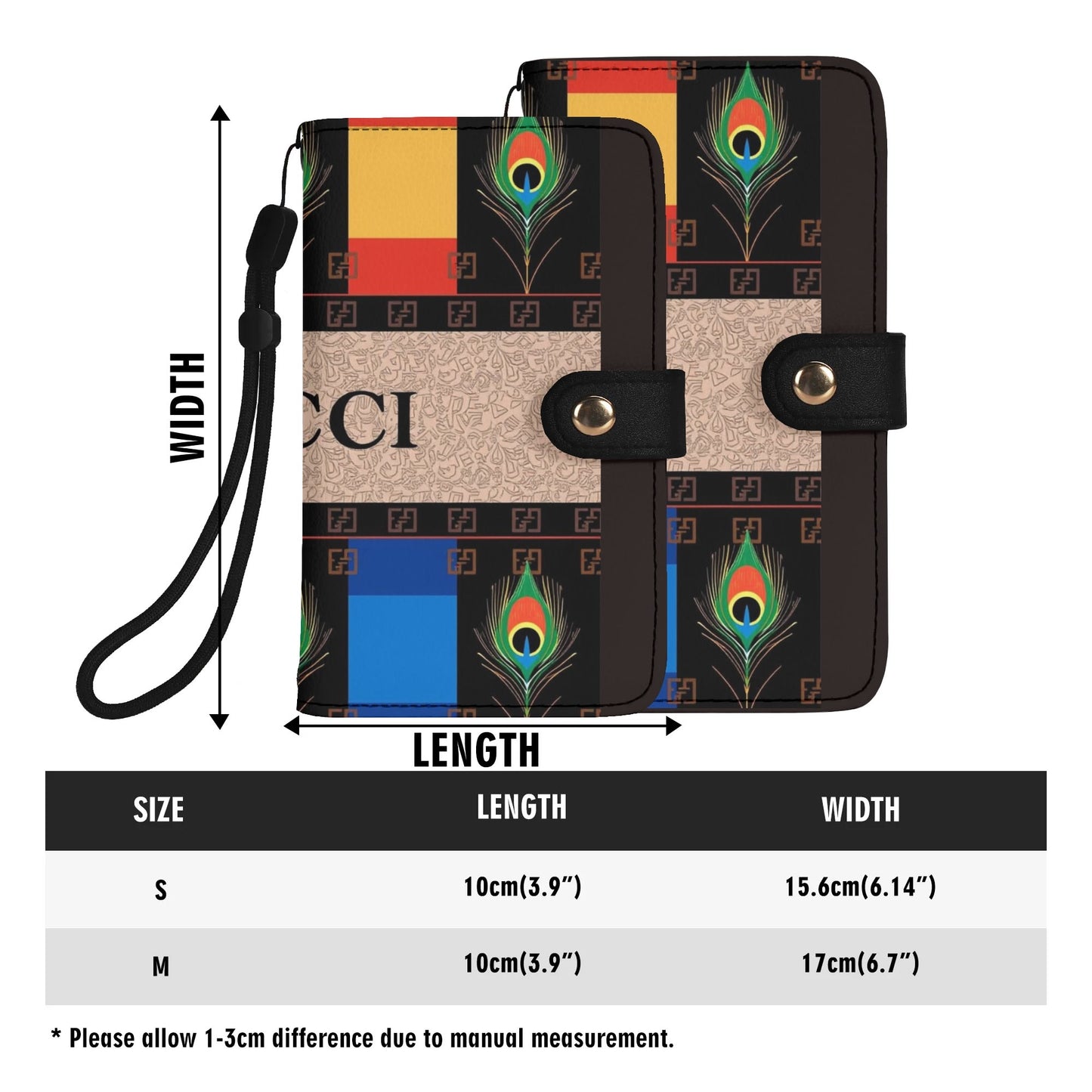 Universal Flip Wallet Phone Case - High-Quality PU Leather with Sunflower Print & Cash/Card Slots for Most Smartphones