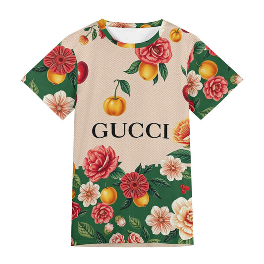 Stylish Graphic Tee by G Giore - Breathable Stretch Fabric for Casual Wear (Multiple Sizes)