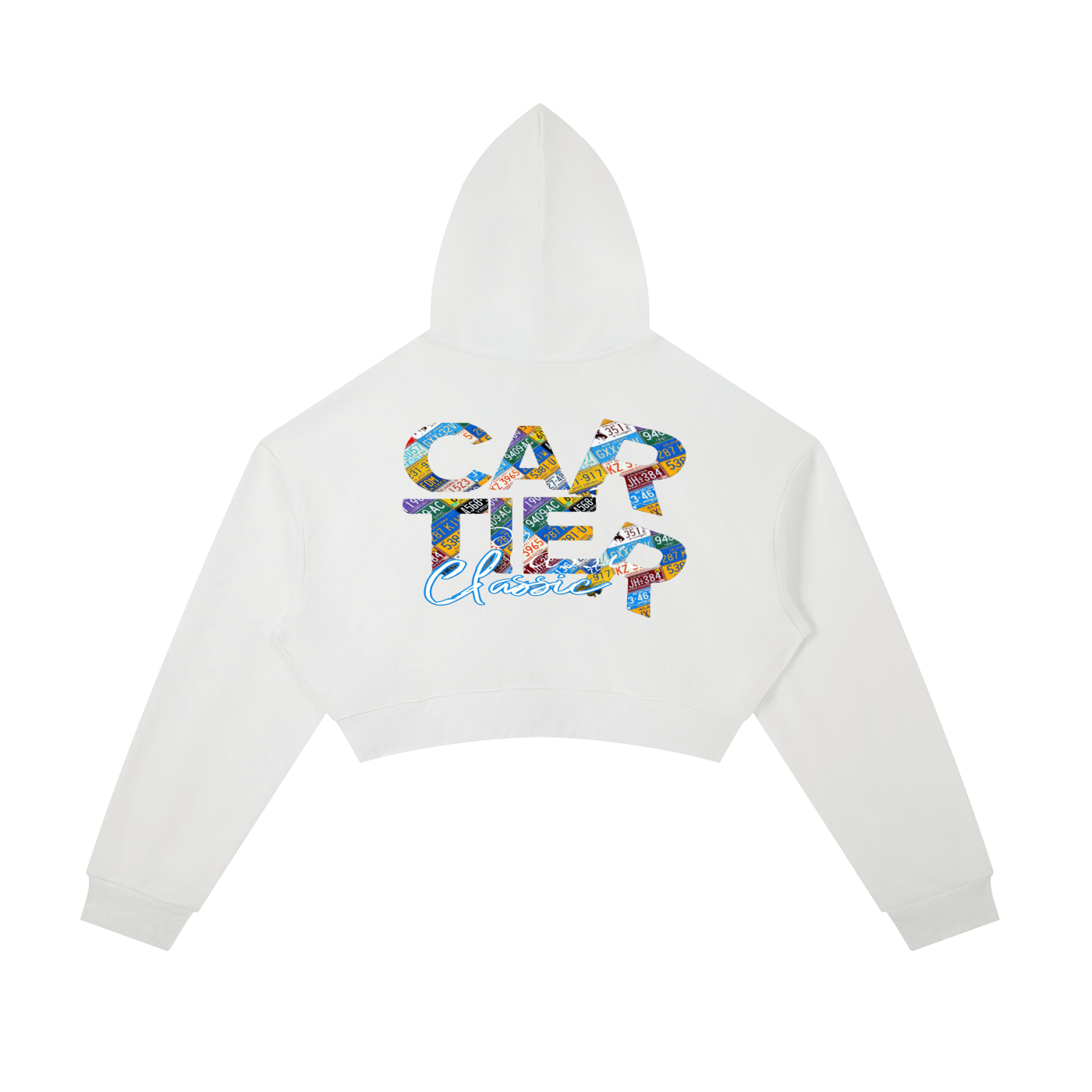 Carti Essential Cropped Zip-Up Hoodie