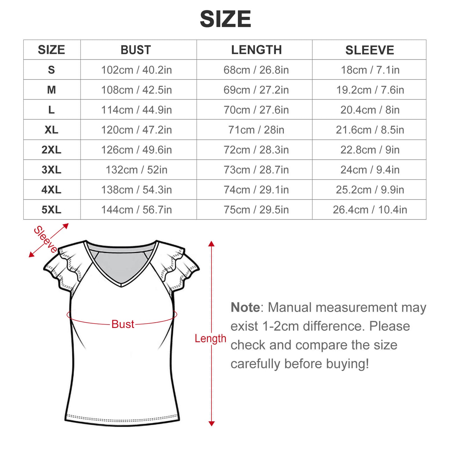 Cartier Versus Cooling Ice Silk Ruffle V-Neck T-Shirt
