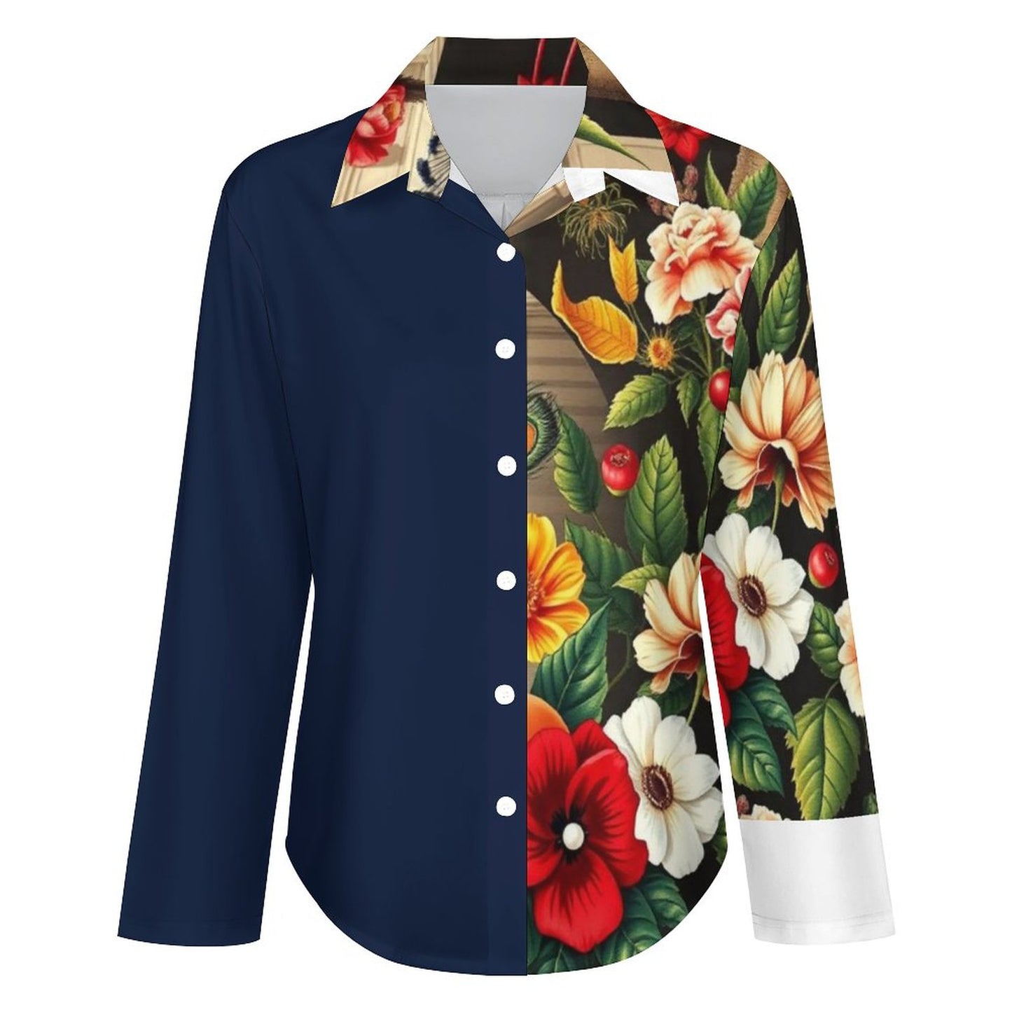 Cartier Peas Asymmetrical Hem Shirt