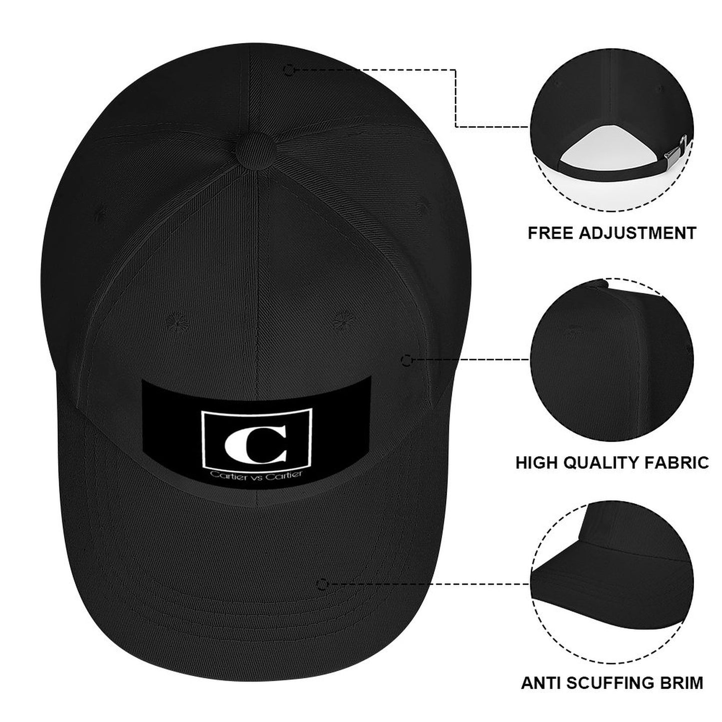 Polyester Baseball Cap (Front Printing)
