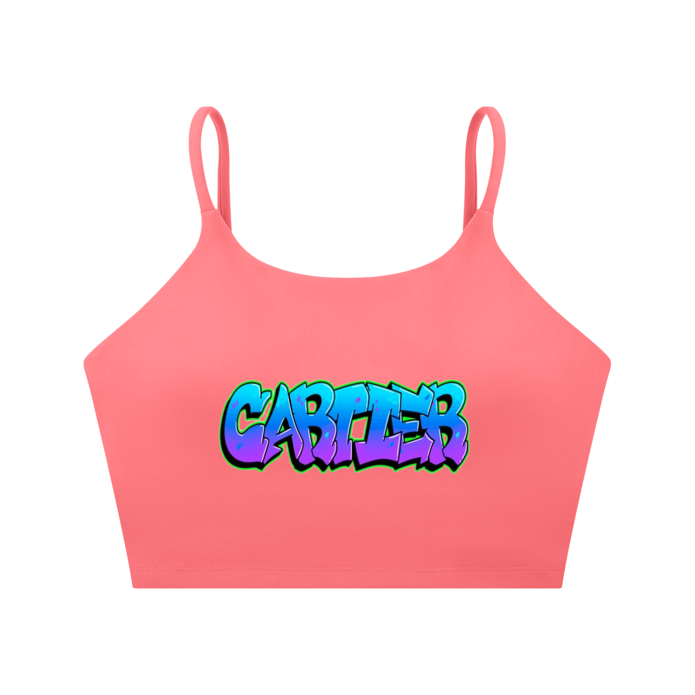 Spaghetti Strap Yoga Sports Bra