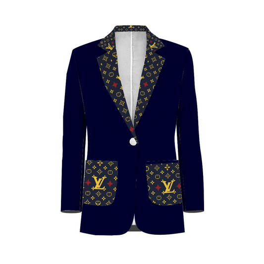LV Men Casual Suit Blazer