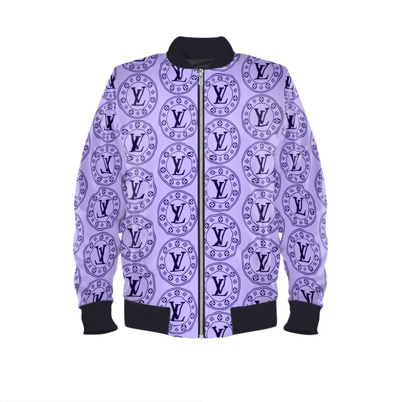 Mens Reversible Silk Bomber Jacket