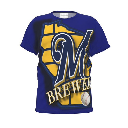 Cut and Sew All Over Print T-Shirt
