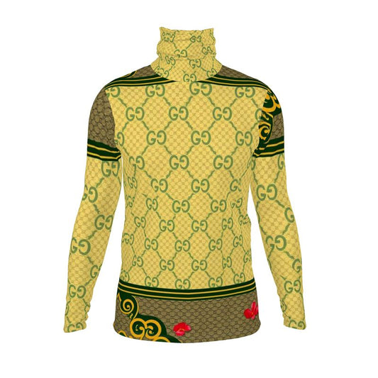 Mens slim fit roll neck