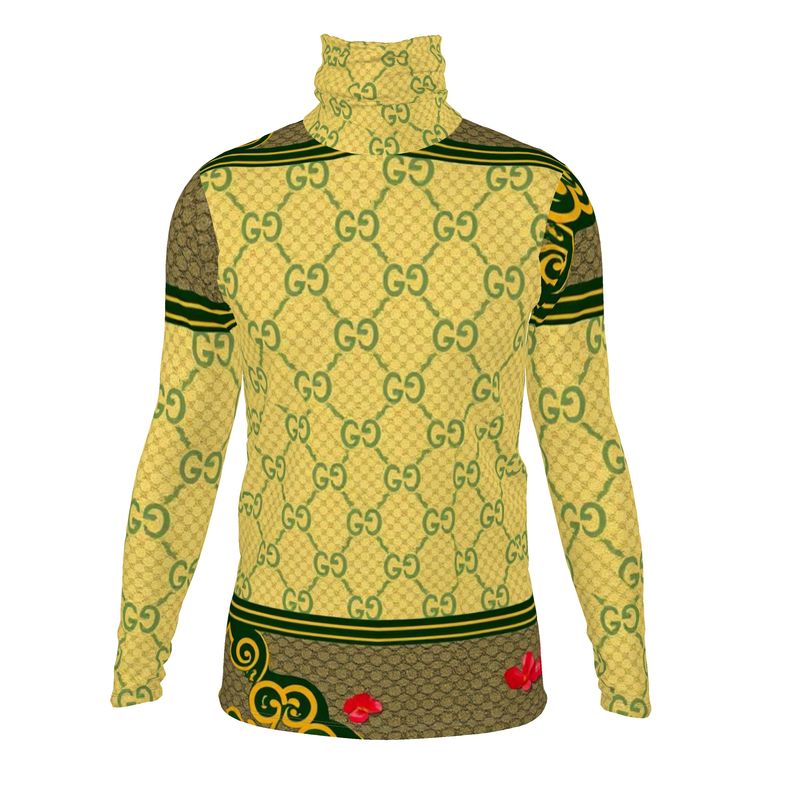 Mens slim fit roll neck
