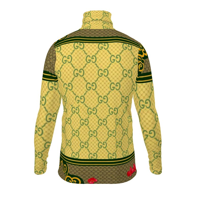 Mens slim fit roll neck