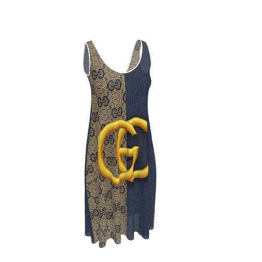 Gior By Carti Sleeveless Midi Dress