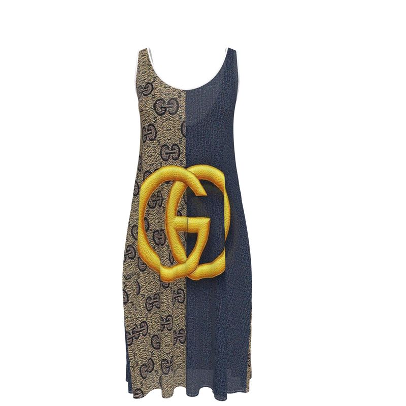 Gior By Carti Sleeveless Midi Dress