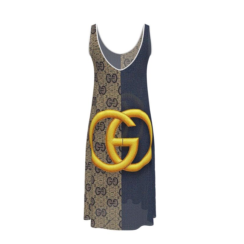 Gior By Carti Sleeveless Midi Dress