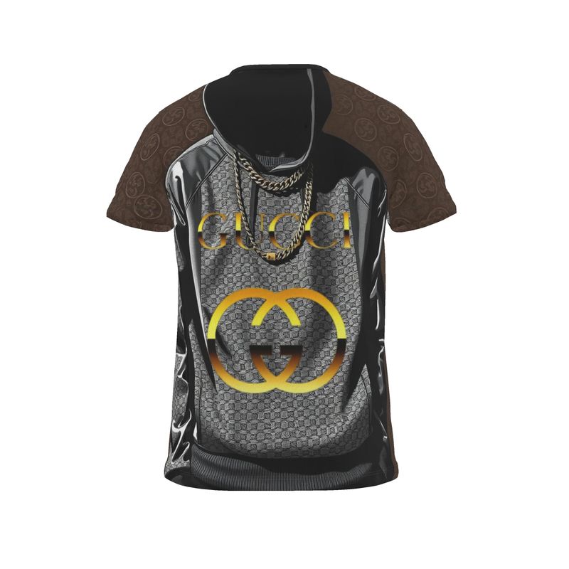 Cut and Sew All Over Print T-Shirt