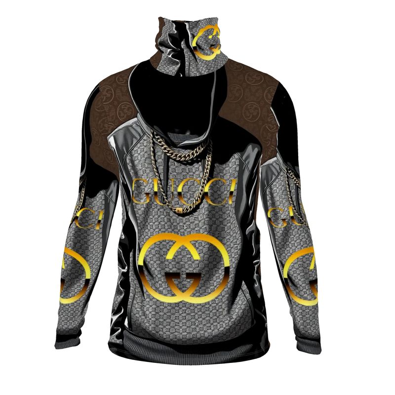 Mens slim fit roll neck