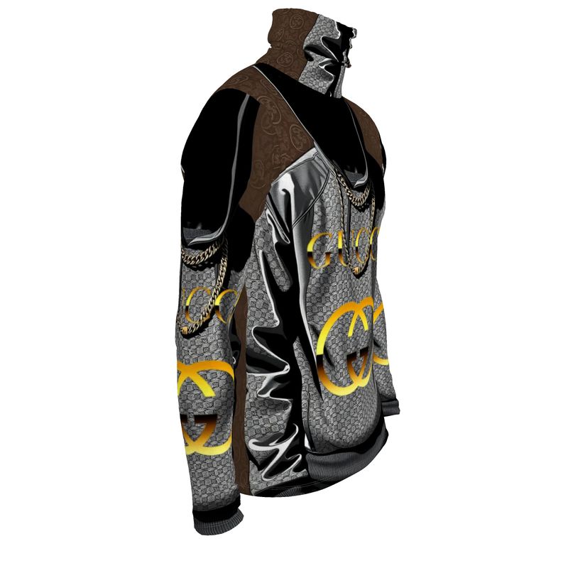 Mens slim fit roll neck