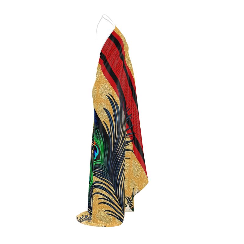 Halterneck backless dress