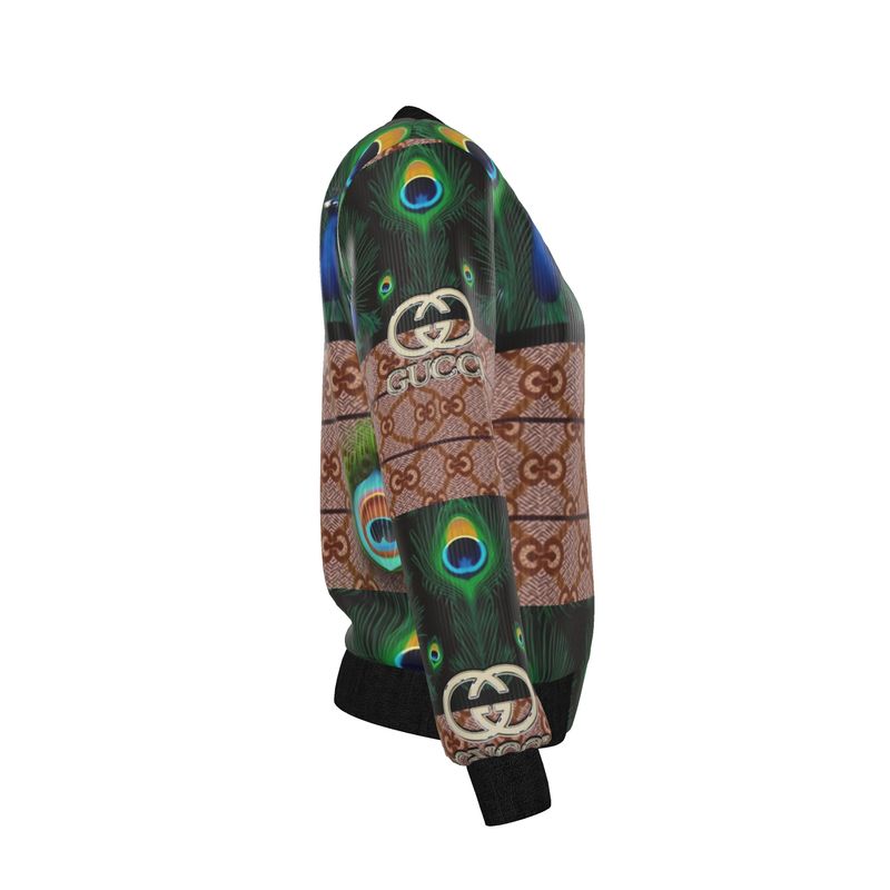 Womens Reversible Silk Bomber Jacket