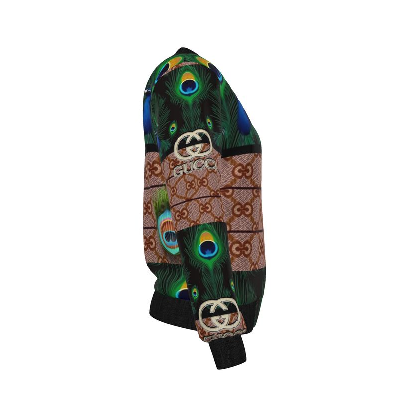 Womens Reversible Silk Bomber Jacket