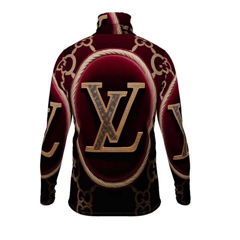 Mens slim fit roll neck