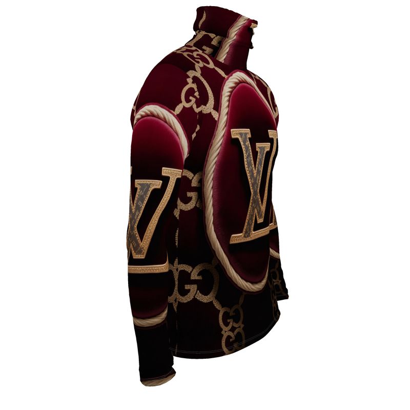 Mens slim fit roll neck