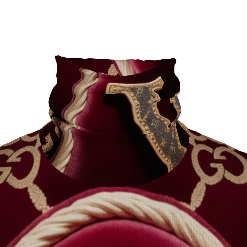 Mens slim fit roll neck