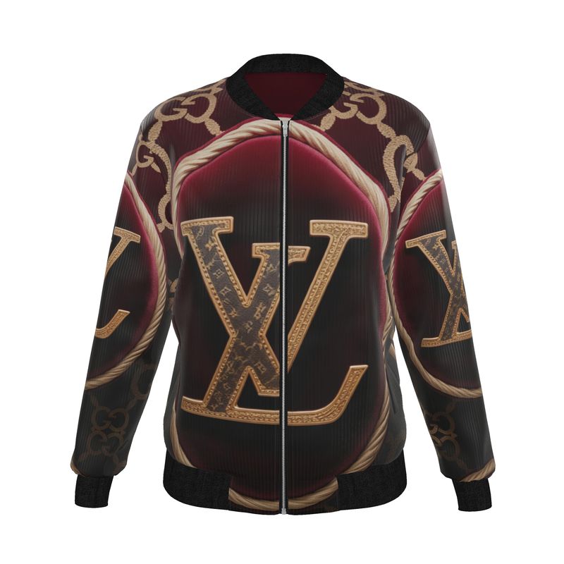 Women's Reversible Silk Bomber Jacket