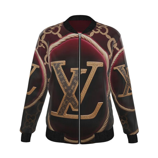 Women's Reversible Silk Bomber Jacket