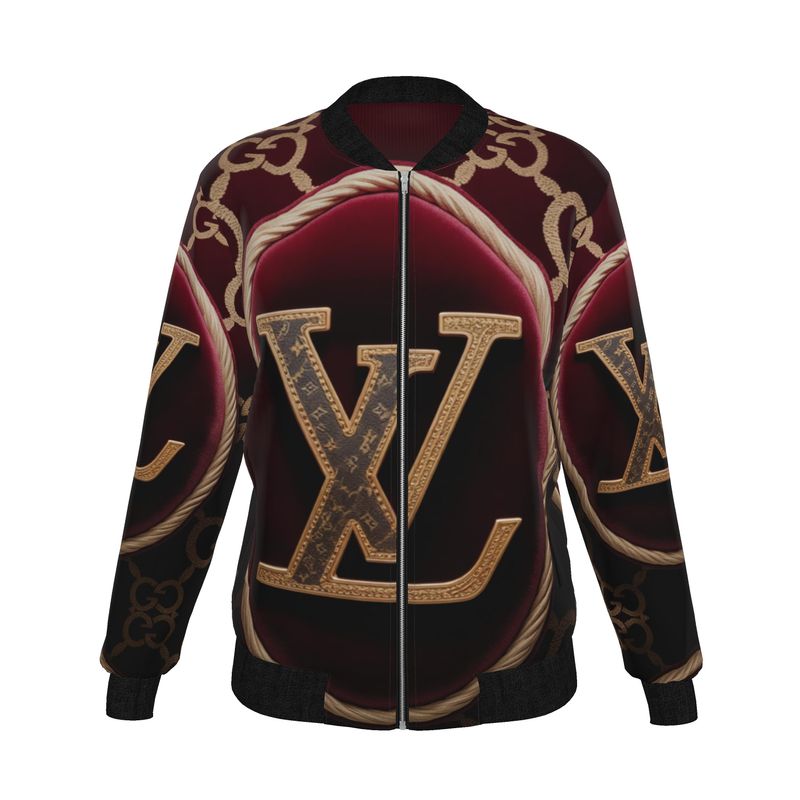 Women's Reversible Silk Bomber Jacket