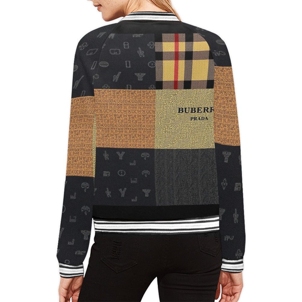 Cartier Bu'berry Women's Horizontal Stripes Jacket