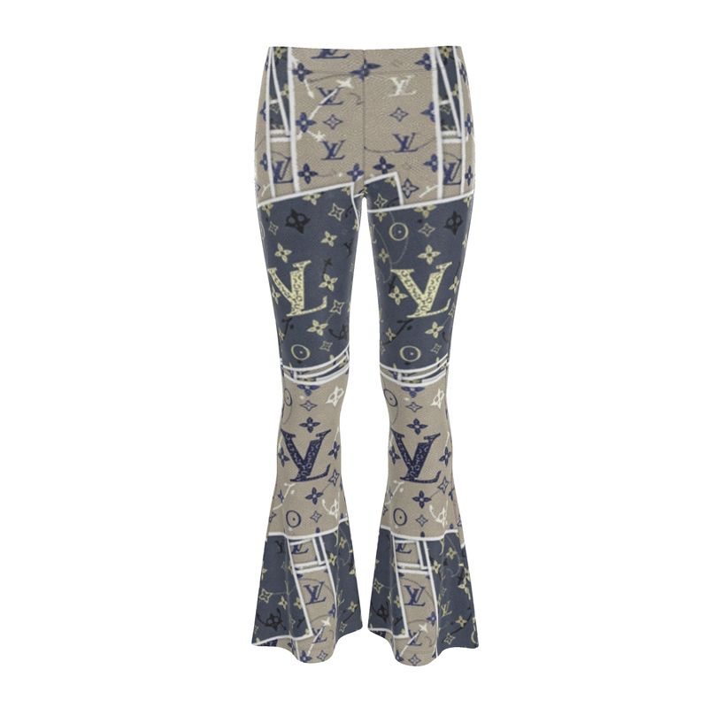 LV Carti's High Waisted Flared Leggings