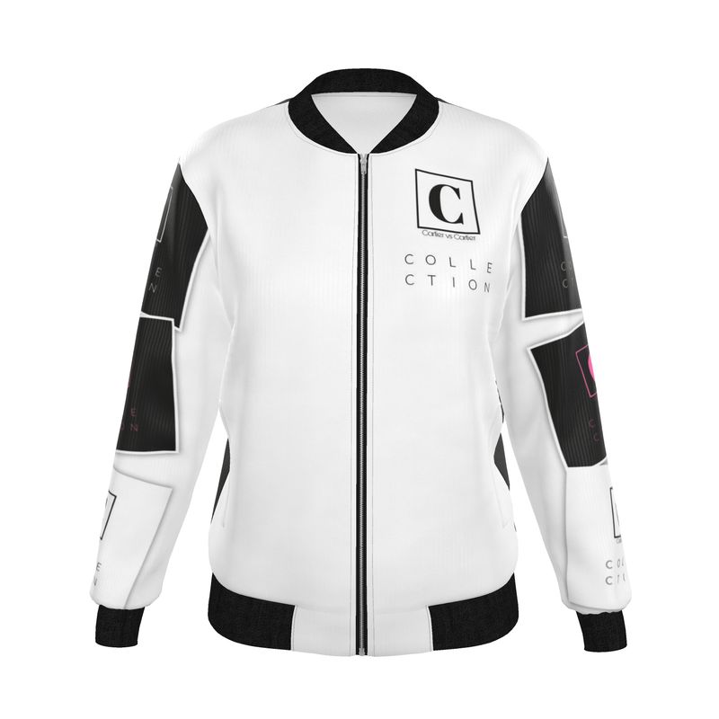 Carti Collection Women's Reversible Silk Bomber Jacket
