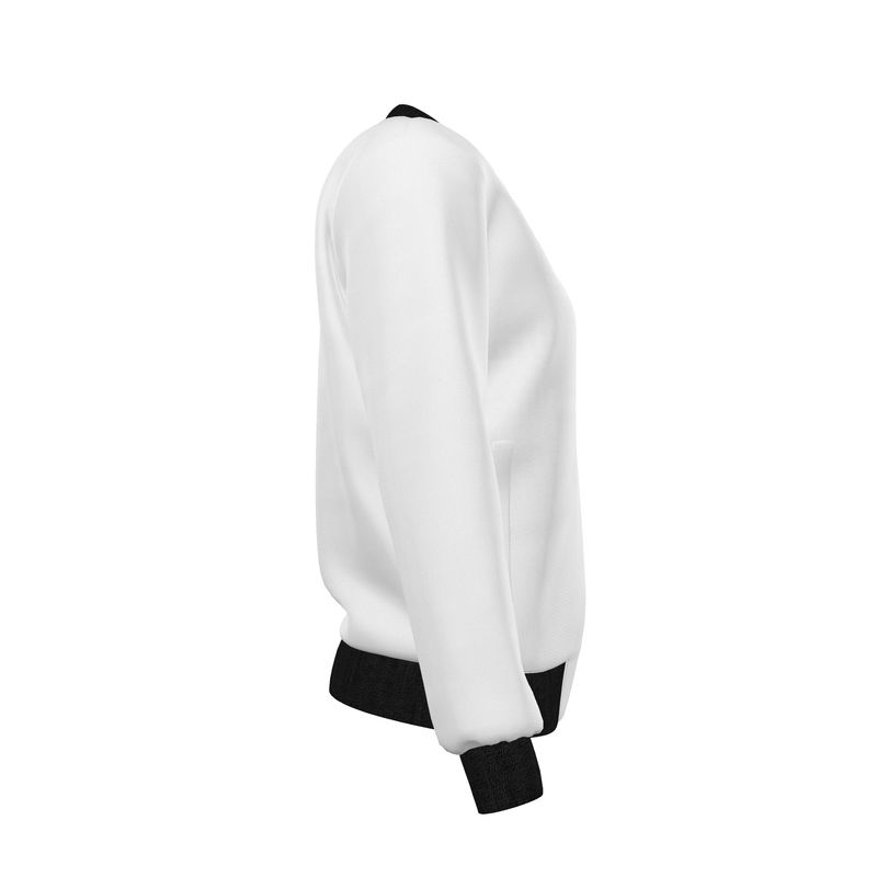 Carti Collection Women's Reversible Silk Bomber Jacket