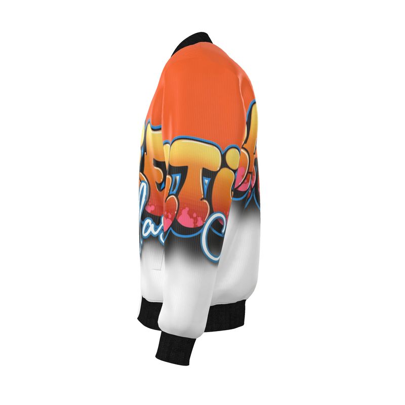 Mens Reversible Silk Bomber Jacket