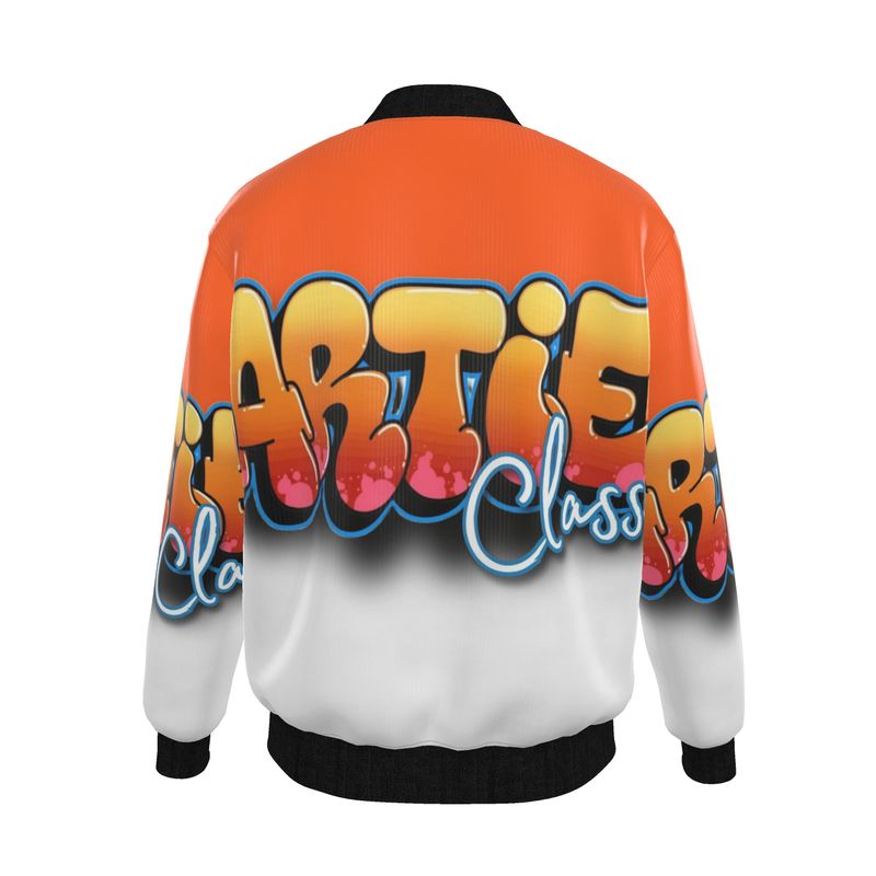 Mens Reversible Silk Bomber Jacket